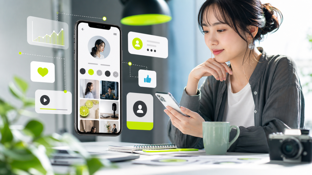 TikTok LIVEでファンを増やす配信イメージ